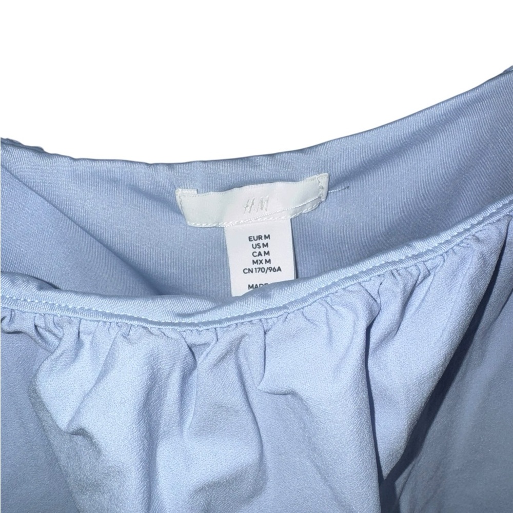 H&M Light Blue Camisole Bubble Top - Picture 3 of 3